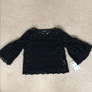 Black top with camisole